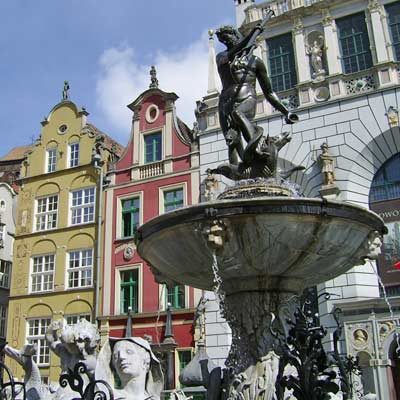 Neptune's Fountain Gdansk