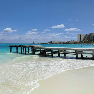 Cancun beach hotel zone