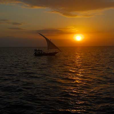 Dhow boat Zanzibar