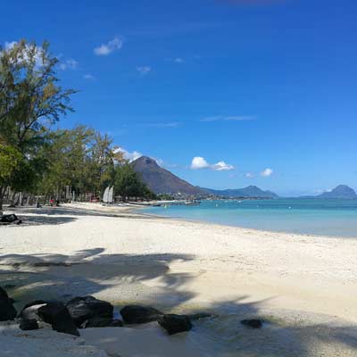 Flic en Flac beach Mauritius