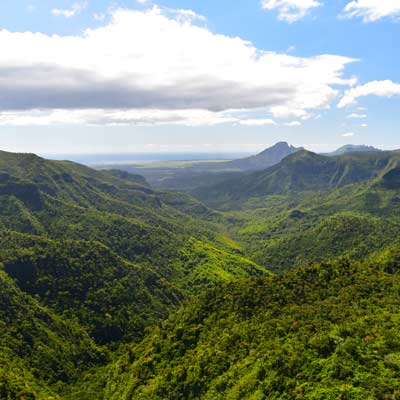 vue des gorges Maurice