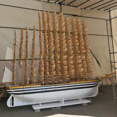 model boat Mauritius 