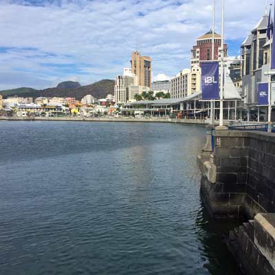 Le front de mer de Port Louis