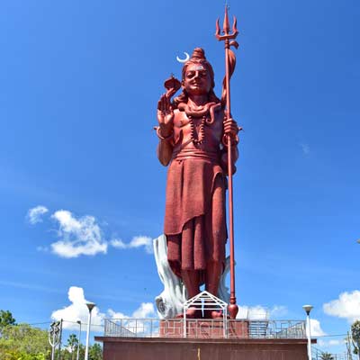 Shiva statue Mauritius Grand Bassin