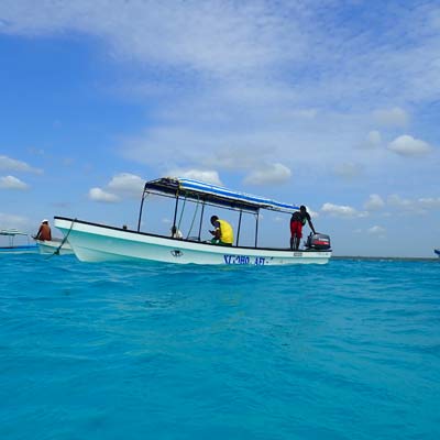 Mnemba Island boat