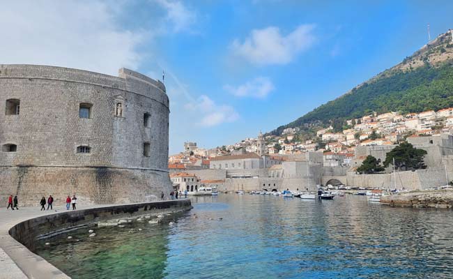 Dubrovnik castle walls fort