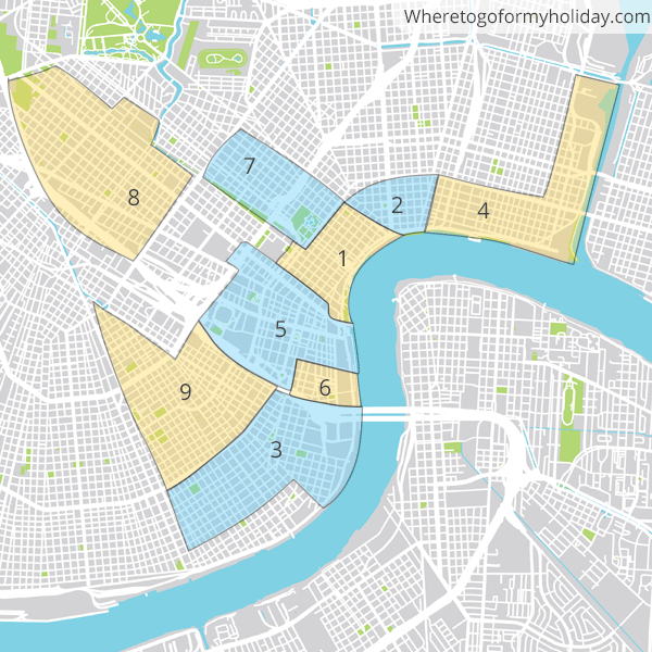 Où rester à la Nouvelle-Orléans