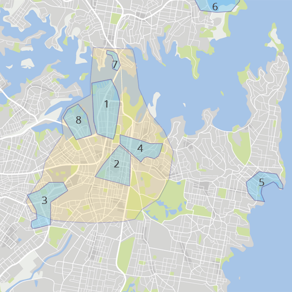 Where To Stay in Sydney district area